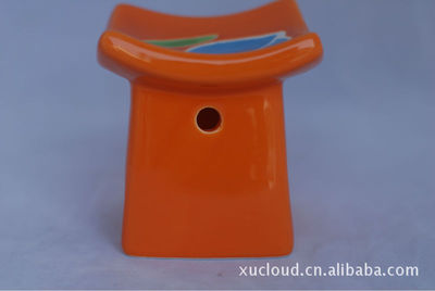 白云土色釉熏香爐/蠟燭臺/陶瓷郁金香香爐 優雅陶瓷工藝品解析